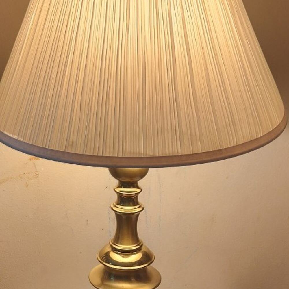Vintage 1970s Westwood Solid Brass Table Lamp